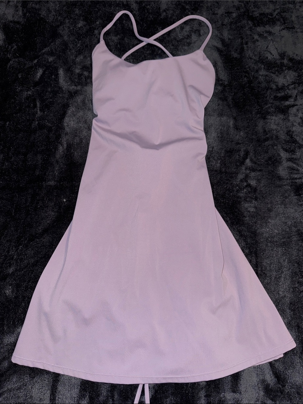 Lilac Strappy A-Line Athletic Women's Dress